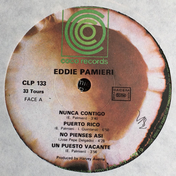Image of Label Cover of LP - G+/VG - EDDIE PALMIERI, Gold 1973 / 1976 (Coco Records; SP 2105, France 1976), Sleeve has some stains on it. Edge wear and creasing,  - 2116555C