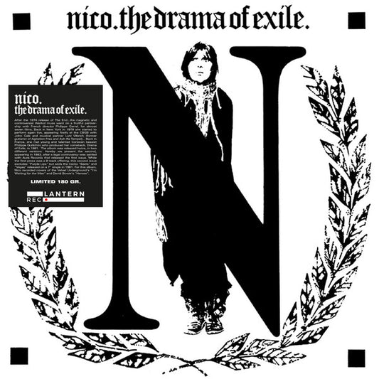 Image of Front Cover of LP - VG+/G+ - NICO, Drama Of Exile (Lantern Rec.; LANR014, Europe 2022 Reissue, 180 Gram Vinyl Limited To 500), Light marks, still in hype stickered shrinkwrap.,  - 2116561C