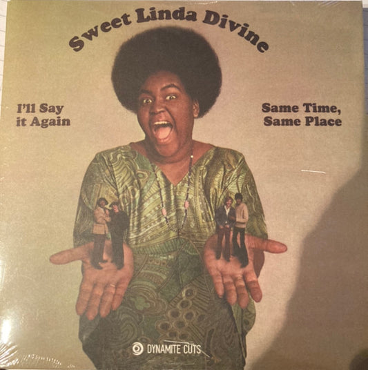 Image of Front Cover of 7" - VG/VG - SWEET LINDA DIVINE, I'll Say It Again / Same Time, Same Place (Dynamite Cuts; DYNAM7123, UK 2022, Picture Sleeve), Record marked. Sleeve creased with bumped and worn corners. Shrink-wrap,  - 2116587C