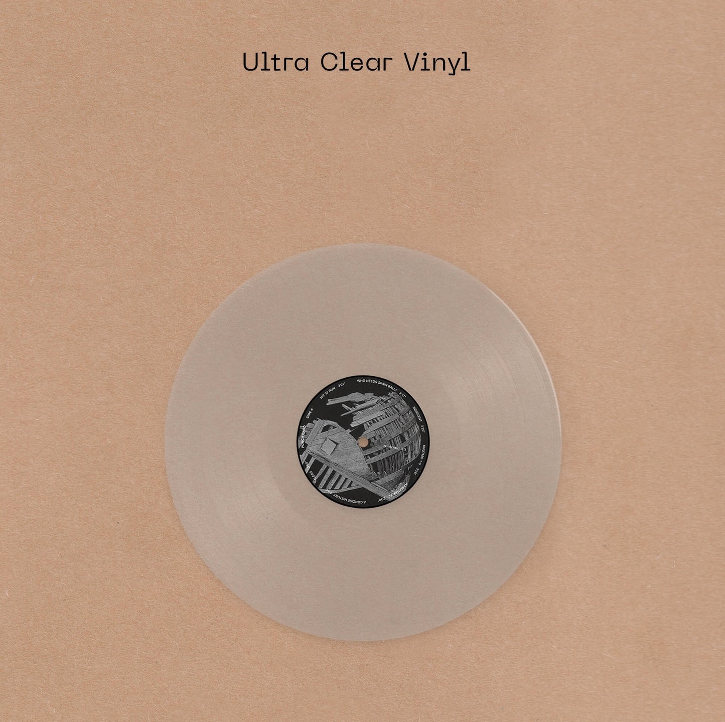 Image of Label Cover of LP - NEW/NEW - FORMAL SPPEEDWEAR, Punch Card - Dinked Edition (Melodic; MELO150LPD, UK 2026, Ultra Clear Vinyl, Limited Pressing of 350, Dinked No. 416, Alternative colour die-cut sleeve, A5 print, Hand-signed & numbered edition.), , Stoke-On-Trent’s most tuned-in and turned-out trio are releasing debut album Punch Card, which might be the avant-garde pop record of the year.Driven by a desire for sonic collage and bolstered by lateral thinking, ‘Punch Card’ is a crafty lesson in ho