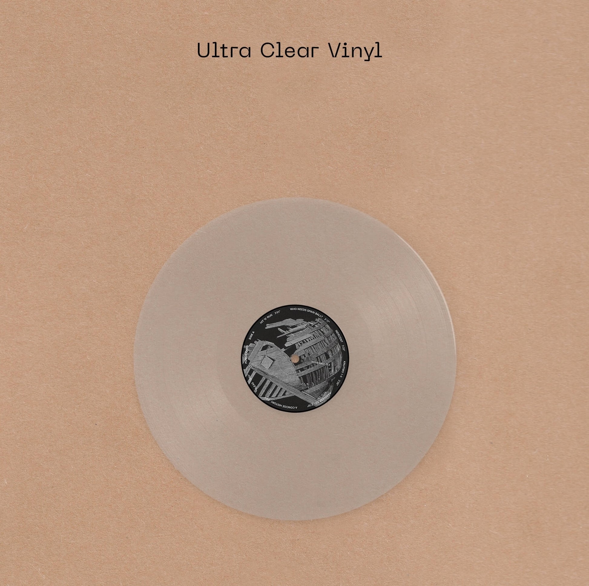 Image of Label Cover of LP - NEW/NEW - FORMAL SPPEEDWEAR, Punch Card - Dinked Edition (Melodic; MELO150LPD, UK 2026, Ultra Clear Vinyl, Limited Pressing of 350, Dinked No. 416, Alternative colour die-cut sleeve, A5 print, Hand-signed & numbered edition.), , Stoke-On-Trent’s most tuned-in and turned-out trio are releasing debut album Punch Card, which might be the avant-garde pop record of the year.Driven by a desire for sonic collage and bolstered by lateral thinking, ‘Punch Card’ is a crafty lesson in ho