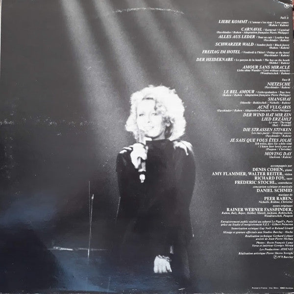 Image of Back Cover of LP - VG/VG+ - INGRID CAVEN, Au Pigall's (Barclay; 90 278, France 1978, Gatefold), Edge wear.,  - 2116564C
