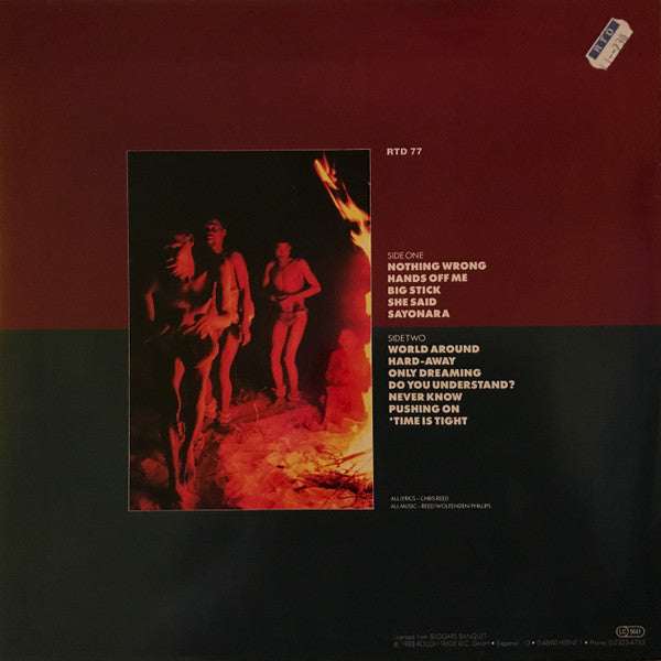 Image of Back Cover of LP - VG/VG - REDLORRY YELLOWLORRY, Nothing Wrong (Rough Trade; RTD 77, Germany 1988, Inner), ,  - 2126281E