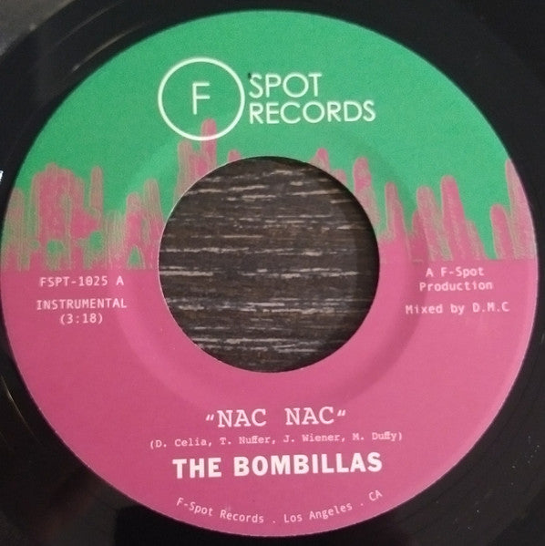 Image of Front Cover of 7" - /VG - THE BOMBILLAS, Nac Nac / Senebi (F Spot Records; FSPT-1025, US 2022), ,  - 2116601C