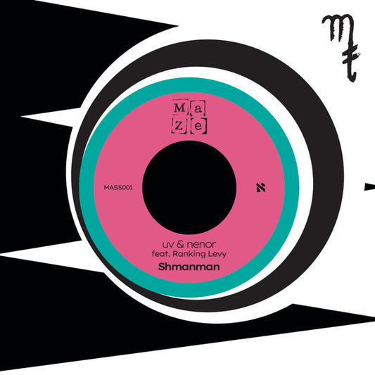 Image of Front Cover of 7" - VG/VG+ - UV & NENOR, Shmanman / Tookey (Ma Ze Music; MASS001, UK 2024, Company Sleeve), Sleeve a bit worn,  - 2116602C