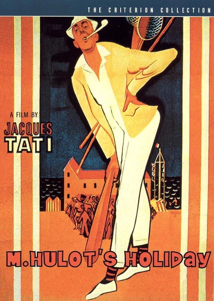 Image of Front Cover of DVD - VG+/VG+ - JACQUES TATI, M. Hulot's Holidays (The Criterion Collection ; 110, US 2001, Insert, Region 1 US), ,  - 2136189E