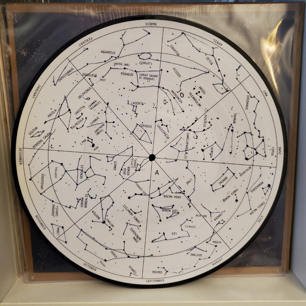 Image of Label Cover of LP - VG+/VG+ - VARIOUS, Planisphere (Numero Group; NUM102, US 2019, Die Cut Sleeve, Duotone Vinyl Inner, Picture Disc), , Static filled signals emanating deep from inside the walls of Laurel Canyon, bouncing off clusters of incipient late century technology, are pulled through the twisted rabbit ears of a Chevy Astro Van. - 2116630C