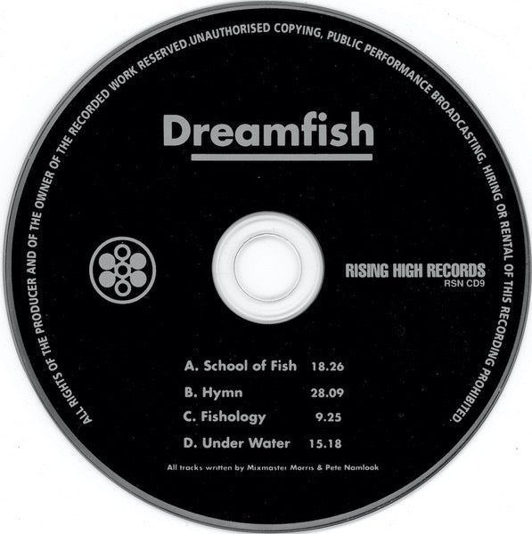 Image of Label Cover of CD - VG+/VG - DREAMFISH, Dreamfish (Rising High Records; RSN CD9, UK 1993, Jewel Case), ,  - 2116594C