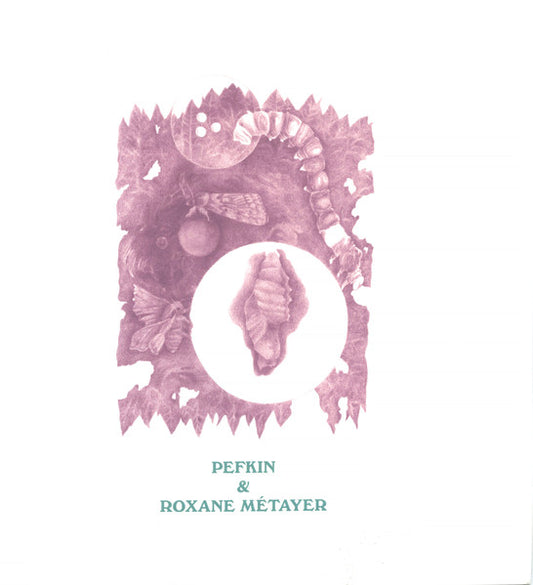 Image of Front Cover of LP - VG+/VG+ - PEFKIN & ROXANE M TAYER, Pefkin & Roxane M tayer (Morc Records; Morc #87, Belgium 2022, Fold Over Sleeve, Limited To 300), , Mutual admirers of each other s work, these titans of Scottish and French dronefolk team up for a split lp. - 2116631C