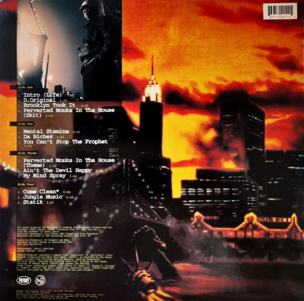 Image of Back Cover of LP - VG/VG - JERU THE DAMAJA, The Sun Rises In The East (Payday; 697-124-011-1, US 1994), ONLY DISC 2 (and the sleeve). No Disc 1. But "Come Clean"!,  - 2126293E