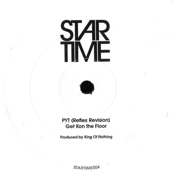 Image of Front Cover of 12" - /VG+ - MICHAEL JACKSON, PYT / Get Kon The Floor (Star Time; STARTIME004, UK 2014, Plain Sleeve), , A PYT (Reflex Revision)Remix   The ReflexB Get Kon The FloorRemix   Kon - 2126295E