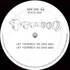 Image of Front Cover of 12" - /VG - 808 STATE, Let Yourself Go / Deepville (Creed Records; STATE 003, UK 1988, No Sleeve), ,  - 2146355S