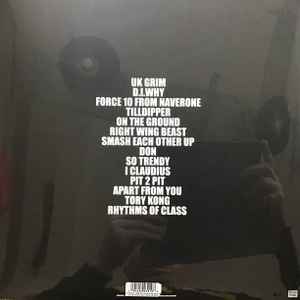 Image of Back Cover of LP - EX/EX - SLEAFORD MODS, UK Grim (Rough Trade; RT0391LPE, UK 2023, Embossed Sleeve, Inner, Silver Vinyl), Opened Instore, Still In Stickered Shrinkwrap,  - 2146330S