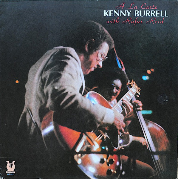 Image of Front Cover of LP - VG/VG+ - KENNY BURRELL WITH RUFUS REID, A La Carte (Muse Records; MR 5317, France 1985), Top and bottom seam starting to burst.,  - 2116647C