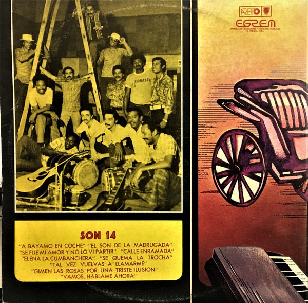 Image of Back Cover of LP - VG/VG - SON 14, A Bayamo En Coche (Areito; LD-3834, Cuba 1979, Gatefold), ,  - 2116648C