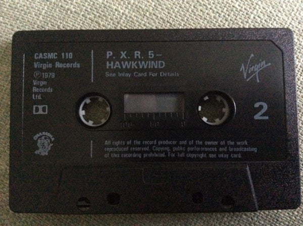 Image of Label Cover of Cassette - EX/EX - HAWKWIND, Quark Strangeness And Charm / P.X.R.5 (Charisma; CASMC 110, UK 1982, J - Card), Very clean copy,  - 3156063S