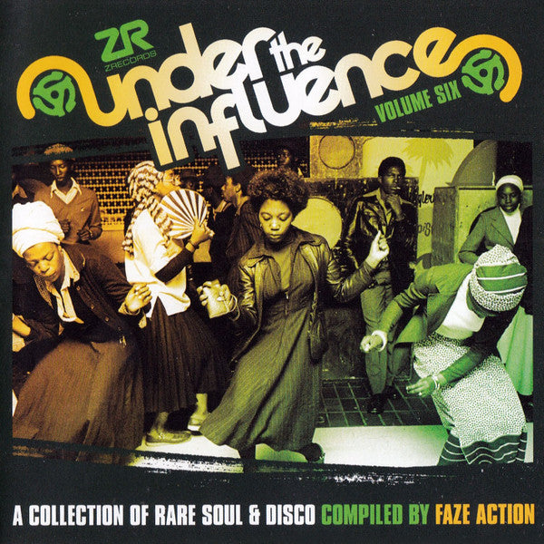 Image of Front Cover of CD - VG+/VG+ - FAZE ACTION, Under The Influence Volume Six (A Collection Of Rare Soul & Disco) (Z Records; ZEDDCD043, UK 2018, Double Jewel Case), ,  - 2116714C