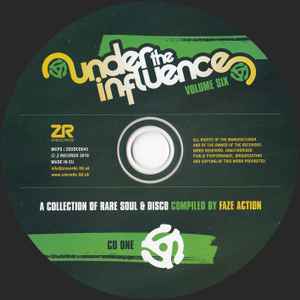 Image of Label Cover of CD - VG+/VG+ - FAZE ACTION, Under The Influence Volume Six (A Collection Of Rare Soul & Disco) (Z Records; ZEDDCD043, UK 2018, Double Jewel Case), ,  - 2116714C