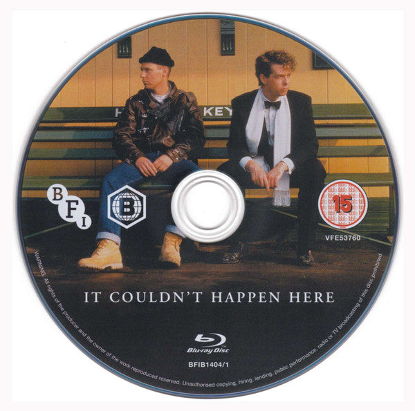 Image of Label Cover of 2xBlu-Ray - VG+/VG+ - PET SHOP BOYS, It Couldn't Happen Here (BFI; BFIB1404, UK 2020), ,  - 2136214E