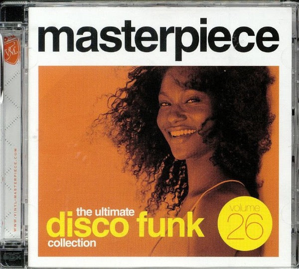 Image of Front Cover of CD - VG+/VG+ - VARIOUS, Masterpiece Volume 26 - The Ultimate Disco Funk Collection (PTG Records; PTG 34237, Netherlands 2018, Super Jewel case), ,  - 2116726C