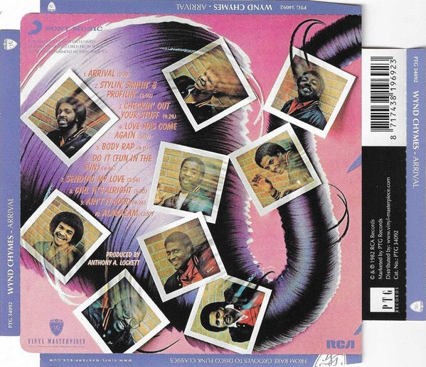 Image of Back Cover of CD - M/M - WYND CHYMES, Arrival (PTG Records; PTG 34092, Netherlands 2010 Reissue, Super Jewel case), SEALED,  - 2116727C