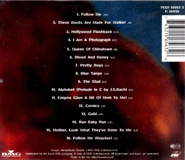 Image of Back Cover of CD - VG+/VG+ - AMANDA LEAR, The Collection (Ariola; 74321 56563 2, Europe 1998, Jewel Case), ,  - 2216001C