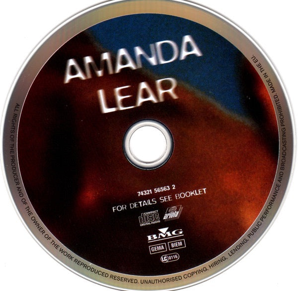 Image of Label Cover of CD - VG+/VG+ - AMANDA LEAR, The Collection (Ariola; 74321 56563 2, Europe 1998, Jewel Case), ,  - 2216001C