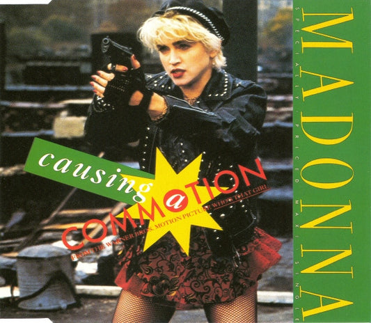 Image of Front Cover of CD - EX/EX - MADONNA, Causing A Commotion (Sire; 7599 20762-2, Europe 1995 Reissue), Opened Instore,  - 2256006S