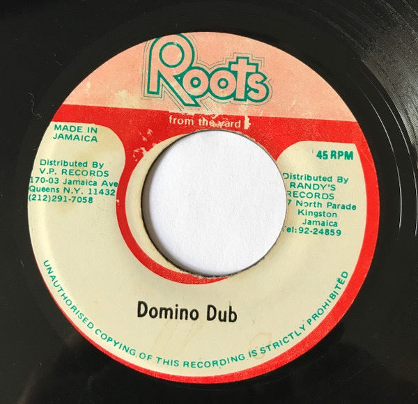 Image of Back Cover of 7" - /VG - BARRINGTON LEVY, Collie Weed (Roots From The Yard; none, Jamaica 1979, Plain Sleeve), Just a few light marks. Clean labels.,  - 2216011C