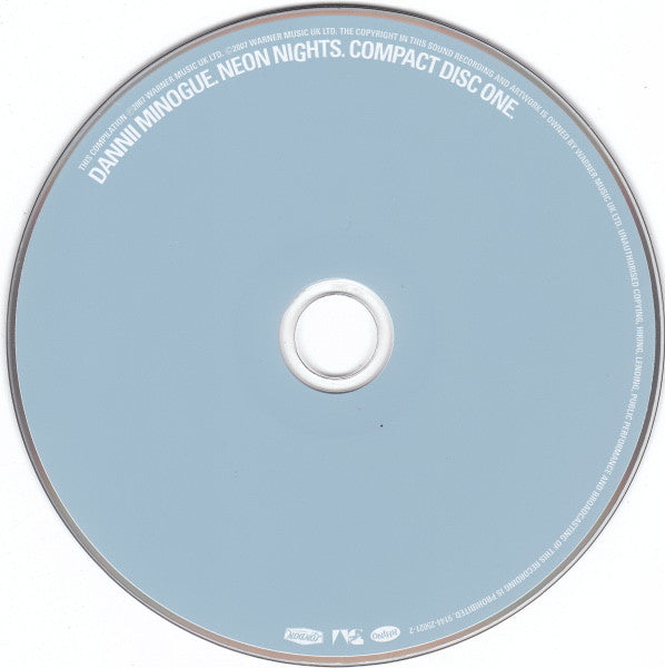 Image of Label Cover of 2xCD - VG/VG+ - DANNII MINOGUE, Neon Nights (Rhino Records; 5144-25021-2, UK 2007, Deluxe Edition), Crack on Case (back),  - 2256008S