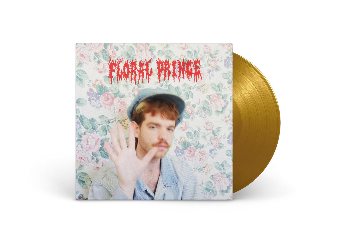Image of Front Cover of LP - NEW/NEW - FIELD MEDIC, Floral Prince (Run For Cover; RFC221LP-C5, Europe 2026 Reissue, Gold Vinyl), , For some time now, followers of Field Medic have been piecing together clues about Floral Prince. The name has been mentioned in late night Twitter hints, secret YouTube leaks, teaser riddles, Instagram live sets, and standalone single drops. This unconventional approach paints a bigger picture for the 11-track project as a whole, from Run For Cover Records.Part mixtape, part 