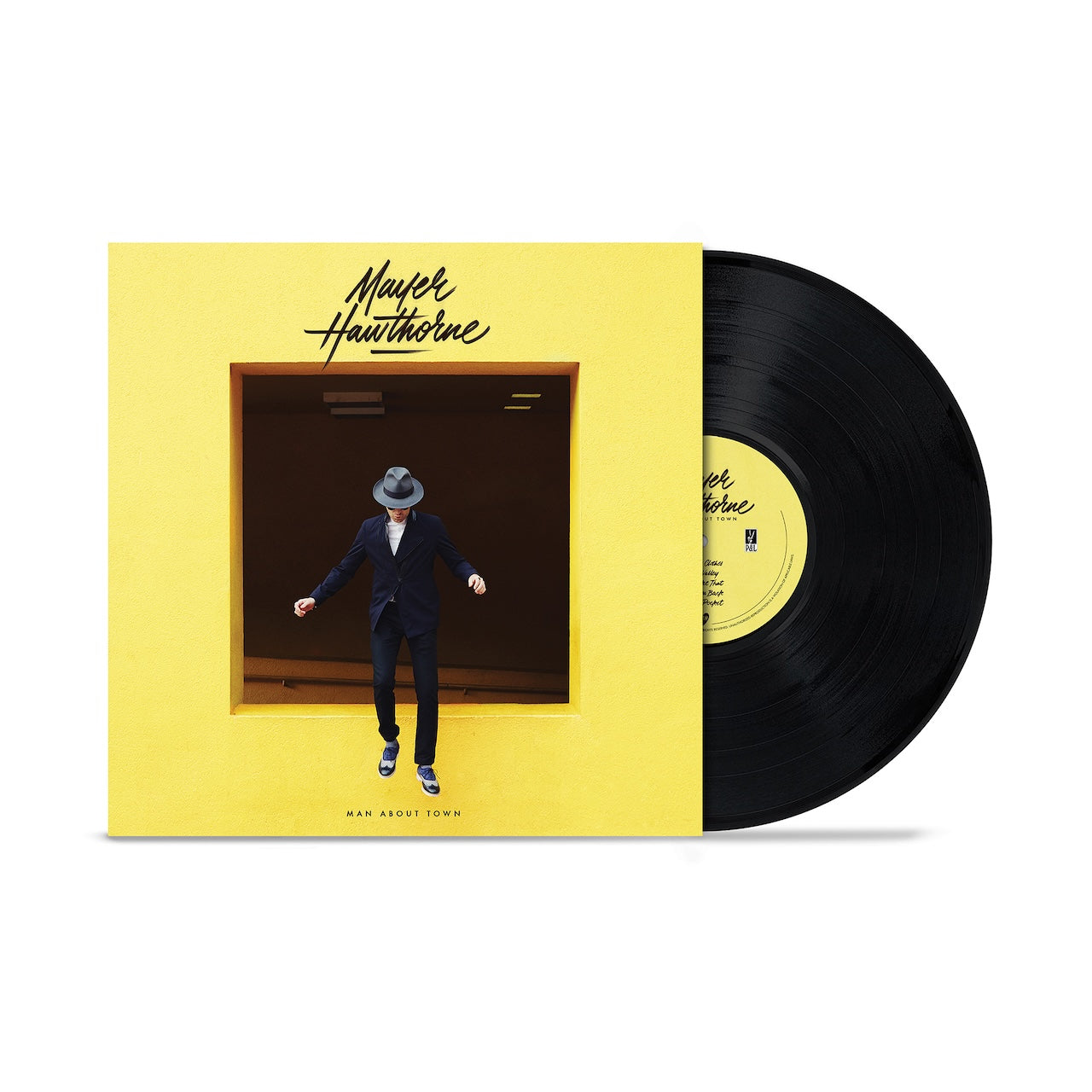 Image of Back Cover of LP - NEW/NEW - MAYER HAWTHORNE, Man About Town (P&L Records; L-PL1203, Europe 2026 Reissue, Booklet), , Man About Town is the fourth studio album by Mayer Hawthorne featuring "Love Like That," "Cosmic Love," and "Get You Back."Celebrating the 10th anniversary of the album's original release, this repress is on Mayer's own label P&L Records. - 942818C