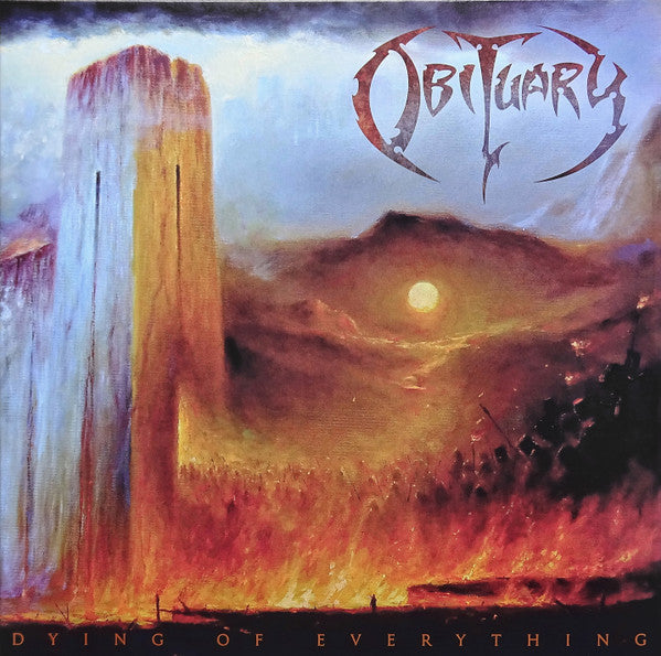 Image of Front Cover of LP - VG+/VG+ - OBITUARY, Dying Of Everything (Relapse Records; RR7520, USA & Europe 2023, Orange Vinyl), ,  - 2126298E