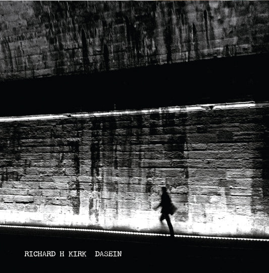 Image of Front Cover of LP - NEW/NEW - RICHARD H KIRK, Dasein (Intone Records; INTONELP1, Europe 2026 Reissue, Clear Vinyl), , Recorded, produced and written by Richard H. Kirk, founding member of Cabaret Voltaire, the album was constructed at Western Works, Sheffield, over a three-year period. Work began with recording on midi and analogue synthesisers before guitar and vocals (Kirk's first use of vocals in 10 years) were added.The album's title, Dasein (a German word meaning 'being there' or 'presence', o
