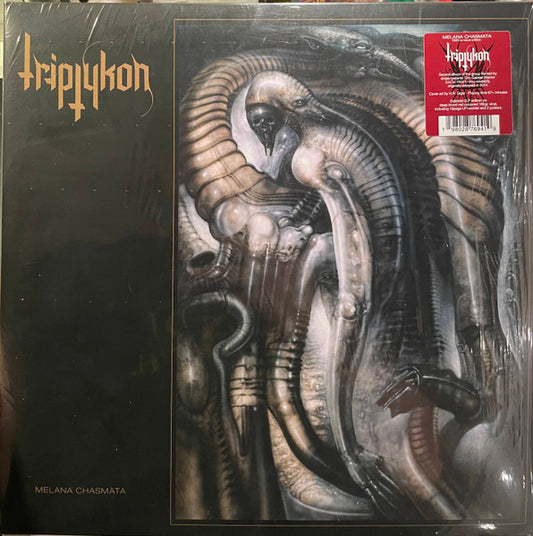 Image of Front Cover of LP - VG+/VG+ - TRIPTYKON, Melana Chasmata (Century Media Records; 19802876941, Europe 2025, Gatefold, 2 Inners & Booket, 2 Posters, Deep red coloured vinyl), ,  - 2126302E