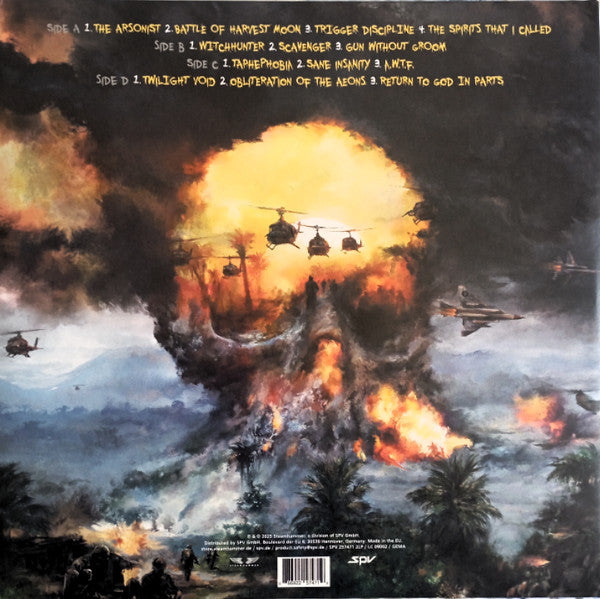 Image of Back Cover of 2xLP - VG+/VG+ - SODOM, The Arsonist (Steamhammer; SPV 257471 2LP, Europe 2025, Gatefold, 2 Inserts), ,  - 2126306E