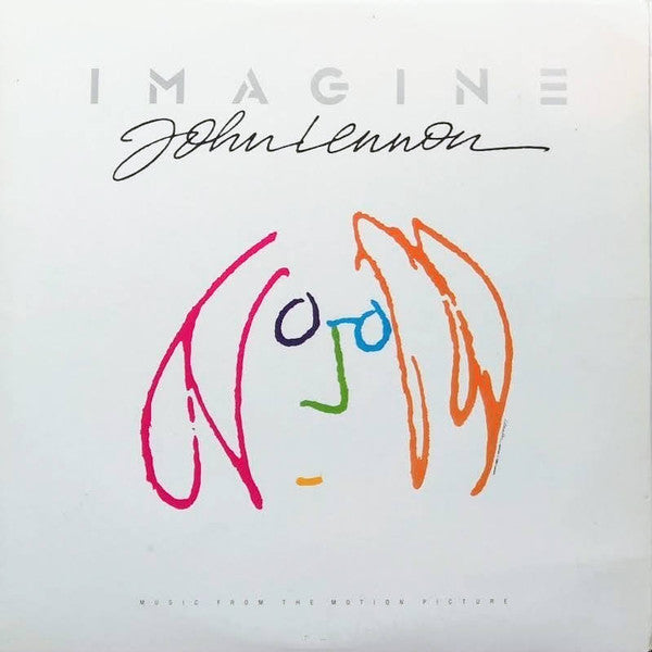 Image of Front Cover of 2xLP - VG/VG - JOHN LENNON, Imagine - Music From The Motion Picture (Gong; SLPXL 37243-44, Hungary 1988, Gatefold, 2 Inserts), Strong VG - a few scuffs, edge & ring wear,  - 2246018S