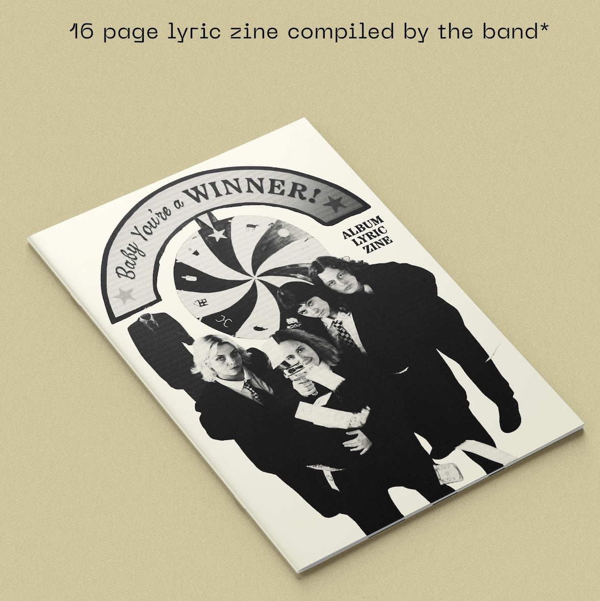 Image of Label Cover of LP - NEW/NEW - GRANDMAS HOUSE, Baby You re a Winner - Dinked Edition (Brace Yourself; BYREC64LPC1, UK 2026, White With Smoke Marble Vinyl, Limited Edition Pressing of 300, Dinked Edition No. 417, Set of four A6 art cards, with bespoke album iconography designs, 16 page lyric zine compiled by the band.), ,  Baby You re A Winner  is a perfect illustration of the elevated musicality of the album that bears its name. Linking up across the record s twelve tracks with producer Ali Chant (P