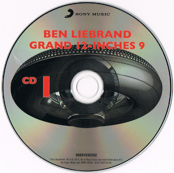 Image of Label Cover of 4xCD - EX/EX - BEN LIEBRAND, Grand 12-Inches 9 (Sony Music; 88691950582, Netherlands 2012), Opened Instore,  - 2256043S