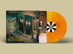 Image of Back Cover of LP - NEW/NEW - GRANDMAS HOUSE, Baby You’re a Winner (Brace Yourself; BYREC64LP, UK 2026, Yellow Red Marble Coloured Vinyl), , ‘Baby You’re A Winner’ is a perfect illustration of the elevated musicality of the album that bears its name. Linking up across the record’s twelve tracks with producer Ali Chant (PJ Harvey, Perfume Genius, Yard Act), Baby You’re A Winner showcases a real levelling up for Grandmas House: more layered and involved than their trio of previous EPs - Grandmas House