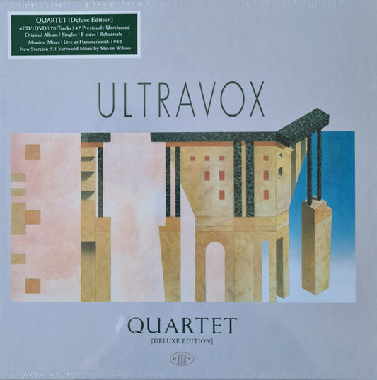 Image of Front Cover of 6xCD - VG+/VG+ - ULTRAVOX, Quartet [Deluxe Edition] (Chrysalis Catalogue; CDLB 1394,  2023, Box Set, 2 Booklets), ,  - 2236040E