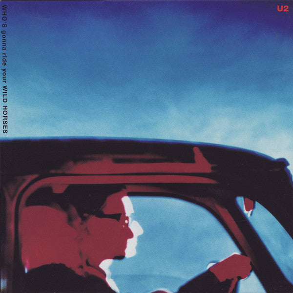 Image of Front Cover of 12" EP - VG+/VG+ - U2, Who's Gonna Ride Your Wild Horses (Island Records ; 422-864 521-1, US 1992, Pasted Print On Plain Sleeve), Slight Edge Wear,  - 2126344E