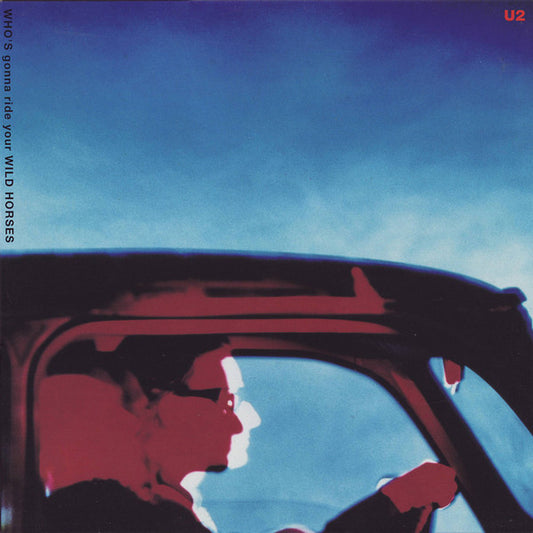 Image of Front Cover of 12" EP - VG+/VG+ - U2, Who's Gonna Ride Your Wild Horses (Island Records ; 422-864 521-1, US 1992, Pasted Print On Plain Sleeve), Slight Edge Wear,  - 2126344E