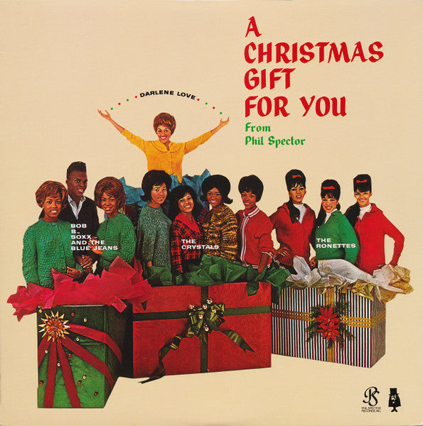 Image of Front Cover of LP - VG/G+ - PHIL SPECTOR, A Christmas Gift For You From Phil Spector (ABKCO; D1 4005, US 1989 Reissue), ,  - 2246082S