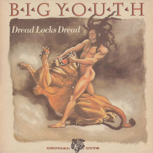 Image of Front Cover of LP - VG+/G+ - BIG YOUTH, Dread Locks Dread (Virgin; VX 1009, UK 1983 Reissue), Lots of light marks, plays fine.,  - 2216095C