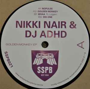 Image of Front Cover of 12" - /VG+ - NIKKI NAIR & DJ ADHD, Golden Monkey EP (Seilscheibenpfeiler ; SSPB021, Germany 2022), card sleeve - few creases,  - 2246050S
