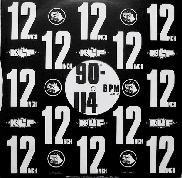 Image of Back Cover of 12" - VG/VG+ - THE KLF, Burn The Beat (KLF Communications; JAMS 26T, UK 1988, Company Sleeve), ,  - 2226021E