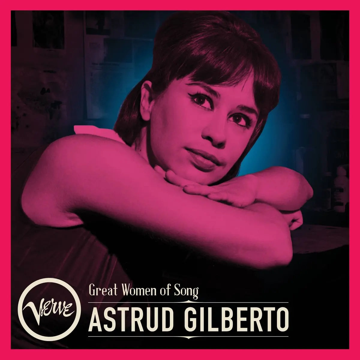Image of Front Cover of LP - NEW/NEW - ASTRUD GILBERTO, Great Women Of Song: Astrud Gilberto (Verve; 5588546, Europe 2023), , After making her professional debut as the cool, breathy voice behind the historic 1964 crossover smash "The Girl from Ipanema", Brazilian singer Astrud Gilberto became a major force in popularizing the bossa nova sound.Her understated yet magnetic delivery is spotlighted on this collection, showcasing her instantly-recognizable approach to songs drawn from a variety of sources Bra
