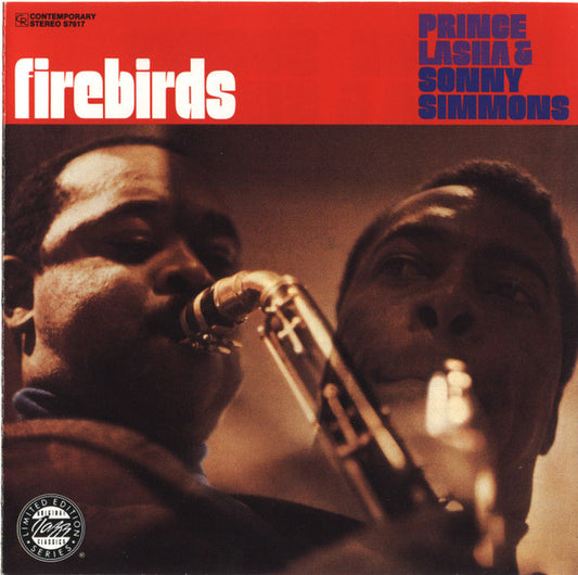 Image of Front Cover of CD - VG+/VG+ - PRINCE LASHA & SONNY SIMMONS, Firebirds (Original Jazz Classics; OJCCD-1822-2, US 1993, Jewel Case), ,  - 3056166S