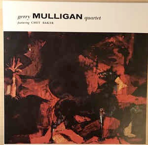 Image of Front Cover of LP - EX/VG+ - GERRY MULLIGAN QUARTET FEATURING CHET BAKER, Gerry Mulligan Quartet (Disques DOM; VNL 12230, Italy 2016 Reissue), ,  - 2226050E